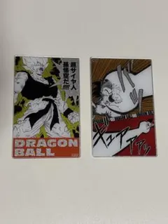 ドラゴンボール　メタリックアクリルカード　2点セット