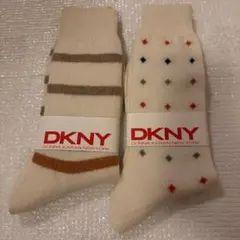 DKNY ストライプ ドット ソックス