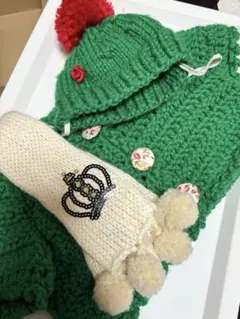 ダッフィーサイズ　ぬいぐるみコスチューム手編み