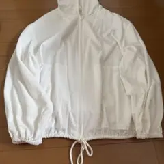 BROWN THEAT フード付きジャケット 白