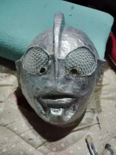 さ*ん様 ウルトラＱ セミ人間 セミ星人 1／1マスク 特撮　レプリカ　プロップ さ*ん様 ウルトラQ セミ人間 セミ星人 1／1マスク 特撮 レプリカ