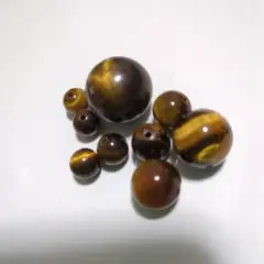 タイガーアイアソート　おまけにクリスタルビーズ付き