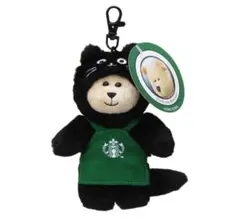 スターバックス　中国　成都　ベアリスタ パンダ　ブラックエプロン Starbucks Coffee - スターバックス 中国 成都 ベアリスタ