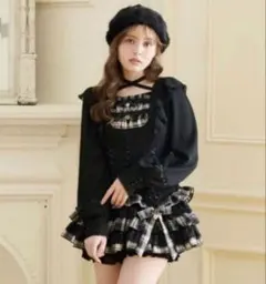 リズリサ　ラッフルリボンセットアップ