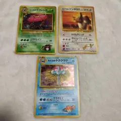 ジムリーダーのポケモン カード 3種