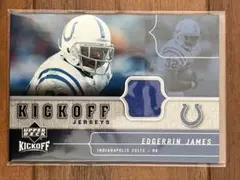 Edgerrin James NFL ジャージカード Colts