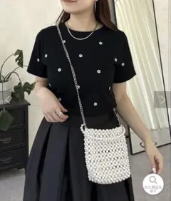 フラワー刺繍Tシャツ prose verseのサムネイル