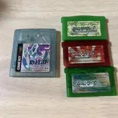 ポケモンソフト4本セット ゲームボーイ用