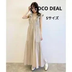 タグ付き新品】COCO DEAL ドットバイアスナローフリルスカート - メルカリ