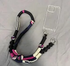 0204_accessory スマホショルダーストラップ　 編み込み 0204_accessory スマホショルダーストラップ 編み込み - メルカリ