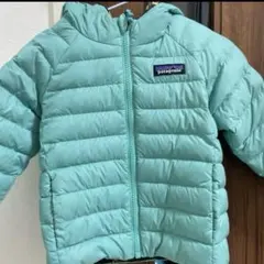Patagonia キッズ ダウン2T ミントグリーン　リバーシブル　未使用