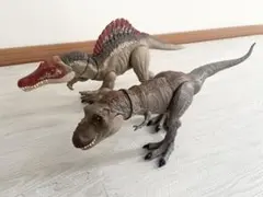 ジュラシックワールド ティラノサウルス スピノサウルス MATEL製