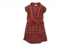 ディーゼル コットンガーゼチェック ベストはおり