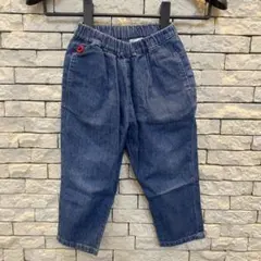 BREEZE-ダークブルーデニムパンツ ウエストゴム