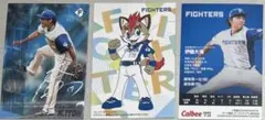 プロ野球カード（3枚セット） 日本ハム　 伊藤大海 投手　サインカード