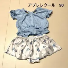 アプレレクール　セパレート水着90センチ