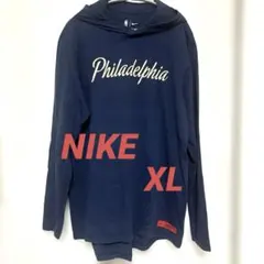 NIKE ロンT 大きいサイズ　XL ネイビー　フードつき