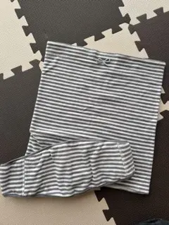 【犬印】腹帯 ふわふわパイルボーダー妊婦帯 補助ベルト+腹巻 ・L