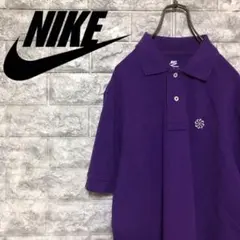 【激レア】ナイキ NIKE ワンポイント 刺繍 風車ロゴ ポロシャツ