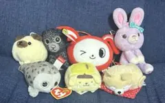 平成レトロ　はんなり豆腐　ポムポムプリン　ty アザラシ　ジャガー　豆しば