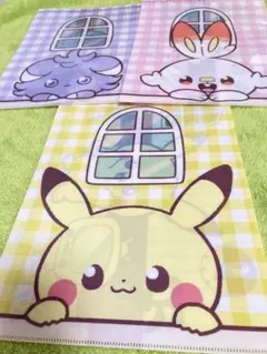 ☆ ポケモンポケピースクリアファイル　ローソン　クリアファイル　文房具☆