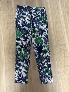 花柄 カジュアルパンツ