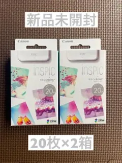 CanonミニフォトプリンターiNSPiC フォトペーパーインスピックキャノン