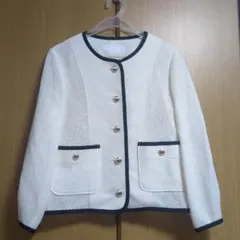 NOLLEY’S sophi ウォッシャブルギマメッシュパイピングジャケット