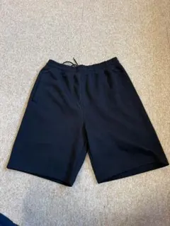 UNIQLO:C スウェットワイドショーツ L ブラック メンズ 美品