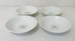 NARUMI CHINA 小皿　中華皿　豆皿　丸皿　白　4枚セットのサムネイル