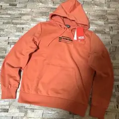 【新品】DIESEL ディーゼル／アイコンロゴ スウェット パーカー S