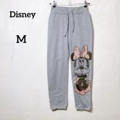 ディズニー ミニーマウス スウェットパンツ プリント イージー グレー『M』