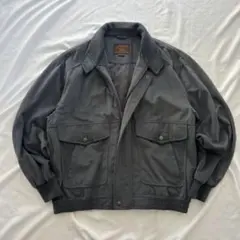 90's vintageスエード調ブルゾン 短丈 アメカジ シティーボーイ