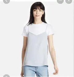 ライトグレー Vネック キャミソール　UNIQLO XL