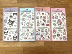 キティ　マイメロ　クロミ　シナモ　シール　4枚セット