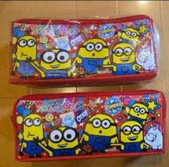 ミニオンズ　ポーチ　筆箱（厚みがあるので開封して緩衝材を除いて送付予定