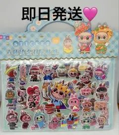 新作！ラブブ LABUBUぷくぷくシール 立体シール2枚 セット ❷