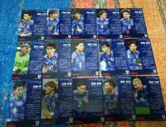 日本代表チップス2024レギュラーカード15枚セットバーレーン＆サウジ戦メンバー