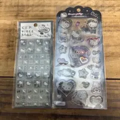 ハローキティ ドロップジェリーシール キティ タイルシール ヒョウ柄