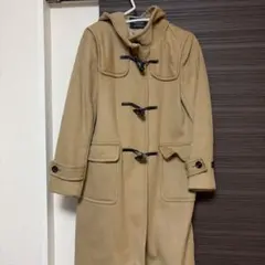 ベージュ ダッフルコート フード付き