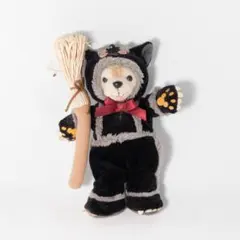 ダッフィー 2009年 黒猫 ぬいぐるみバッジ