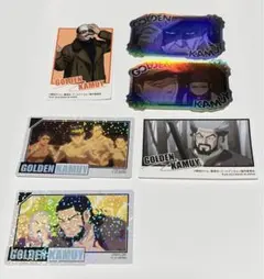 杉元佐一　アシリパ　鯉登音之進　月島基　谷垣源次郎　鶴見篤四郎　ステッカー