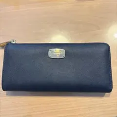 マイケルコース 長財布 ネイビー