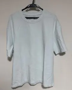 ZARA クルーネック Tシャツ ライトブルー XLサイズ