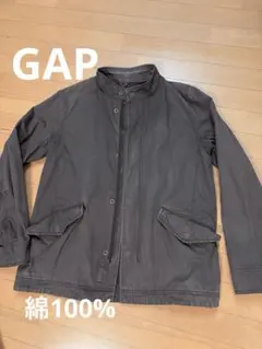 GAP 厚手綿100% ミリタリージャケット　　メンズS (大きめ)のサムネイル