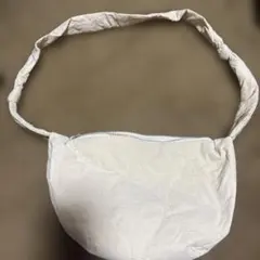 ホワイト キルティング ショルダーバッグ