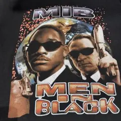 MIB Men in Black Tシャツ ブラック 90s rap tee