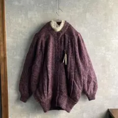 古着　ヴィンテージ 希少　モヘアニットカーディガン　used ビンテージ