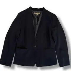 ユナイテッドアローズ 洗える ノーカラージャケット ネイビー 薄手 軽量 40