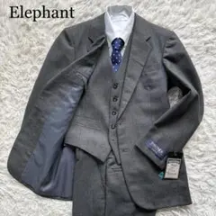 訳あり Elephant スリーピーススーツ ストライプ グレー YA4